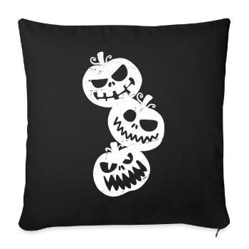 Happy halloween - Housse de coussin décorative 45 x 45 cm - noir - Devant