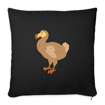 Dodo - Sofakissenbezug 45 x 45 cm - Schwarz - Vorne