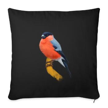 Bullfinch - Sofakissenbezug 45 x 45 cm - Schwarz - Vorne