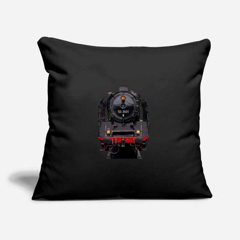Locomotive à vapeur 50 3501 Housse de coussin décorative 45 x 45 cm