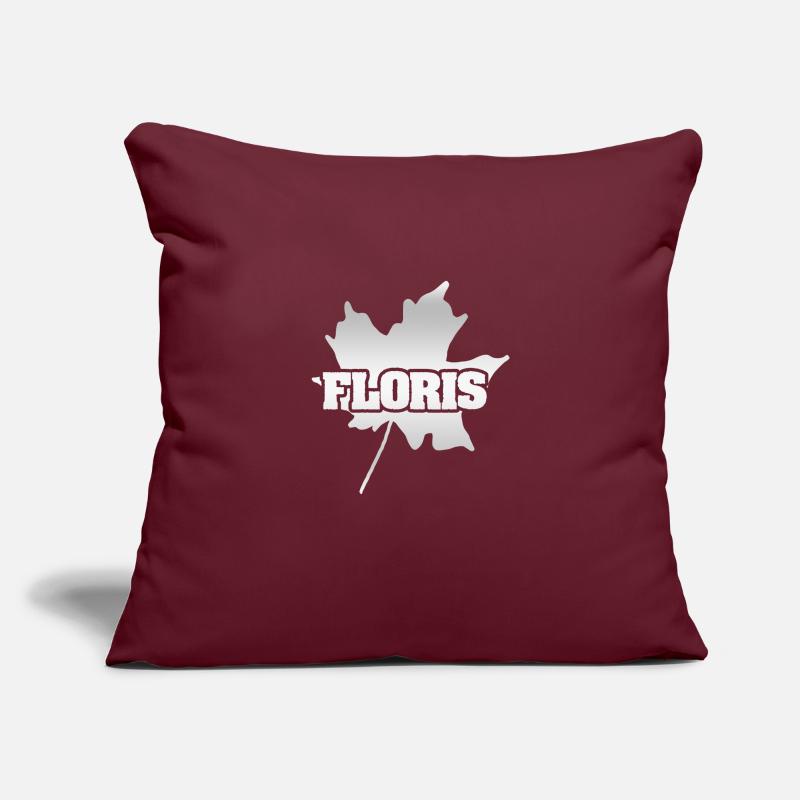 Maple leaf Floris Sofa pillowcase 17,3'' x 17,3'' (45 x 45 cm)