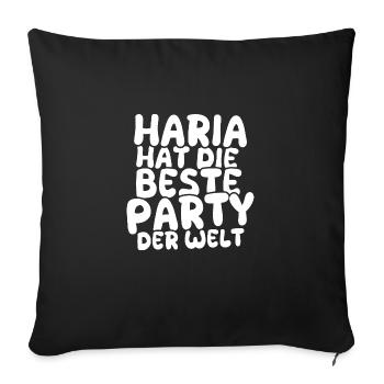 Destination de vacances Haria - Housse de coussin décorative 45 x 45 cm - noir - Devant