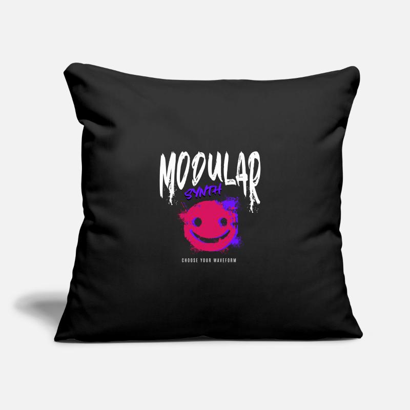 Modular Synth Synthesizer Waveform Sofa pillowcase 17,3'' x 17,3'' (45 x 45 cm)