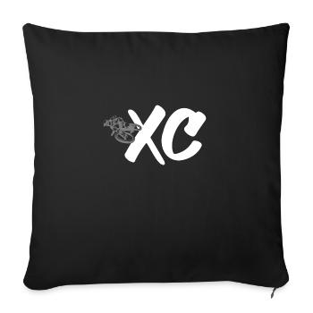 Cross Country XC - Sofa pillowcase 17,3'' x 17,3'' (45 x 45 cm) - black - Front