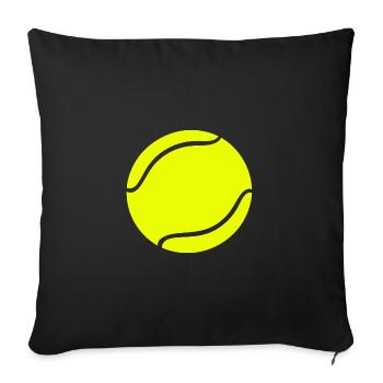 Tennis Coach - Sofa pillowcase 17,3'' x 17,3'' (45 x 45 cm) - black - Front