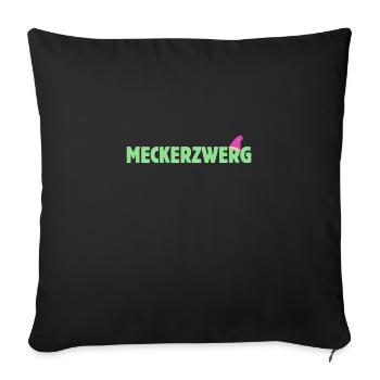 Naine qui se plaint Femme qui se plaint Femme qui se plaint - Housse de coussin décorative 45 x 45 cm - noir - Devant