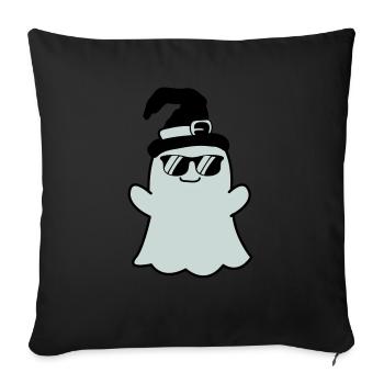 ghost cool - Sofakissenbezug 45 x 45 cm - Schwarz - Vorne