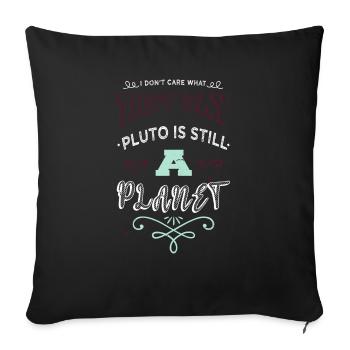 joke gift idea happy christmas celestial fun geek - Sofakissenbezug 45 x 45 cm - Schwarz - Vorne