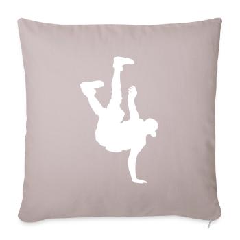 break dancing - Sofa pillowcase 17,3'' x 17,3'' (45 x 45 cm) - light taupe - Front
