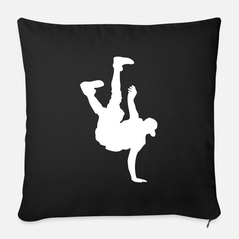 Breakdance - Sofakissenbezug 45 x 45 cm - Schwarz