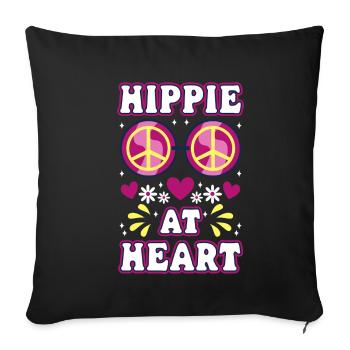 L’amour est mon arme, la musique est ma religion. - Housse de coussin décorative 45 x 45 cm - noir - Devant