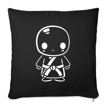 Jiu Jitsu - Sofa pillowcase 17,3'' x 17,3'' (45 x 45 cm) - black - Front