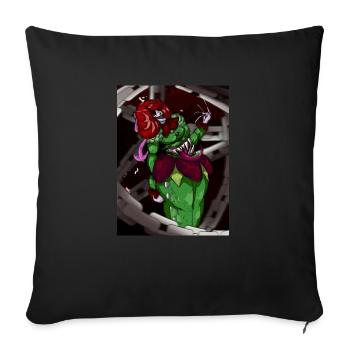The Secretary - Sofa pillowcase 17,3'' x 17,3'' (45 x 45 cm) - black - Front