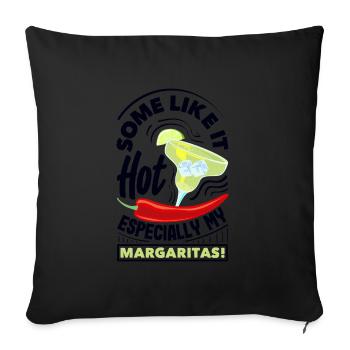 Attenzione Spicy Margarita Cocktail Lover's - Sofakissenbezug 45 x 45 cm - Schwarz - Vorne