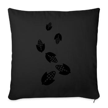 Mais symbol - Sofakissenbezug 45 x 45 cm - Schwarz - Vorne