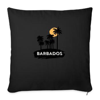 Barbados Trip Holiday - Sofakissenbezug 45 x 45 cm - Schwarz - Vorne