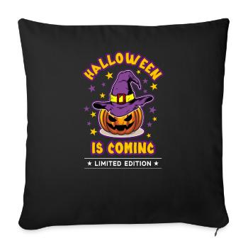 Halloween arrive - Housse de coussin décorative 45 x 45 cm - noir - Devant