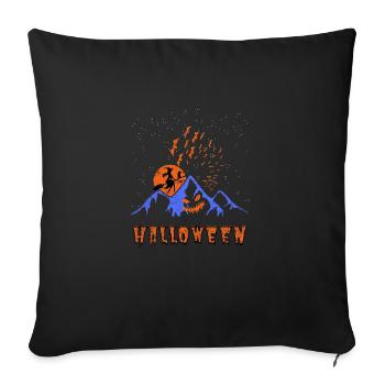 Collines d’Halloween - Housse de coussin décorative 45 x 45 cm - noir - Devant