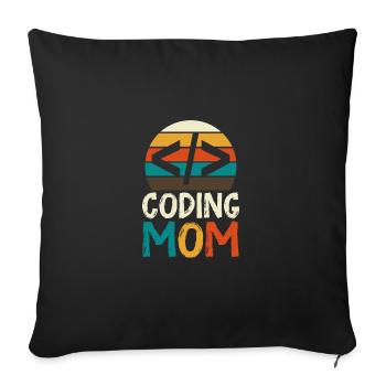Programmeur Geek Programmeur Programmeur Informatique Codeur L - Housse de coussin décorative 45 x 45 cm - noir - Devant