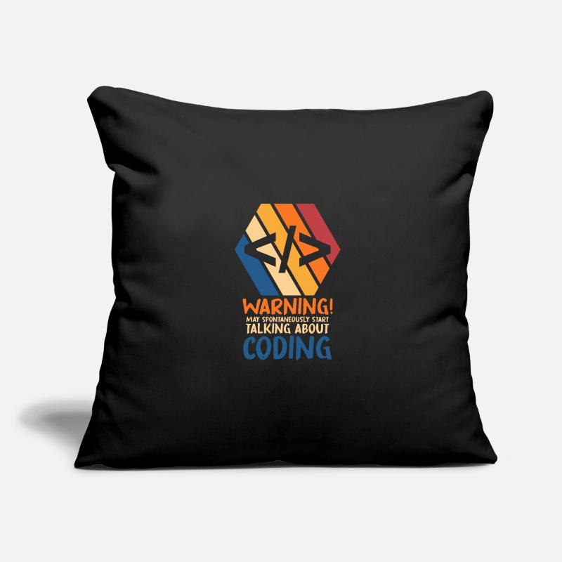 Programmeur Geek Programmeur Programmeur Informatique Codeur L Housse de coussin décorative 45 x 45 cm