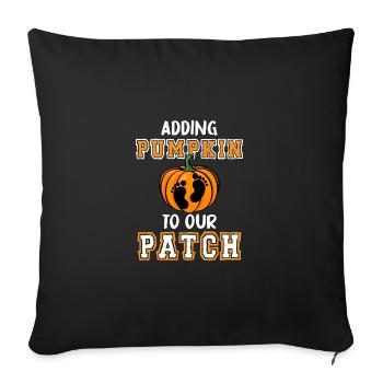 The pumpkin in our Patch Farmer Farm Lovers - Sofa pillowcase 17,3'' x 17,3'' (45 x 45 cm) - black - Front