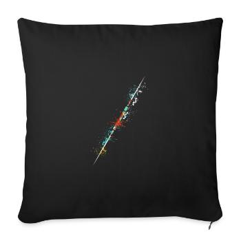 Splash javelin thrower design for Javelinist spear - Sofakissenbezug 45 x 45 cm - Schwarz - Vorne