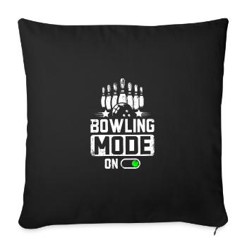 Bowling mode on - Sofakissenbezug 45 x 45 cm - Schwarz - Vorne