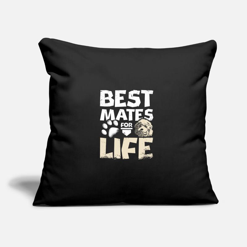 Best mates for life cockapoo Sofakissenbezug 45 x 45 cm