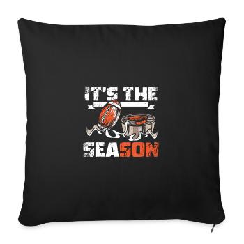 Tailgate It's the season - Sofakissenbezug 45 x 45 cm - Schwarz - Vorne