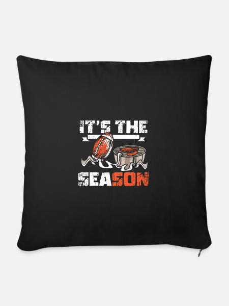 Tailgate It's the season - Sofakissenbezug 45 x 45 cm - Schwarz