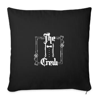 Groomsmen Bridal Wedding Squad Party The Crew - Sofa pillowcase 17,3'' x 17,3'' (45 x 45 cm) - black - Front