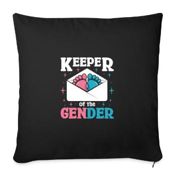 Keeper of the gender - Sofakissenbezug 45 x 45 cm - Schwarz - Vorne