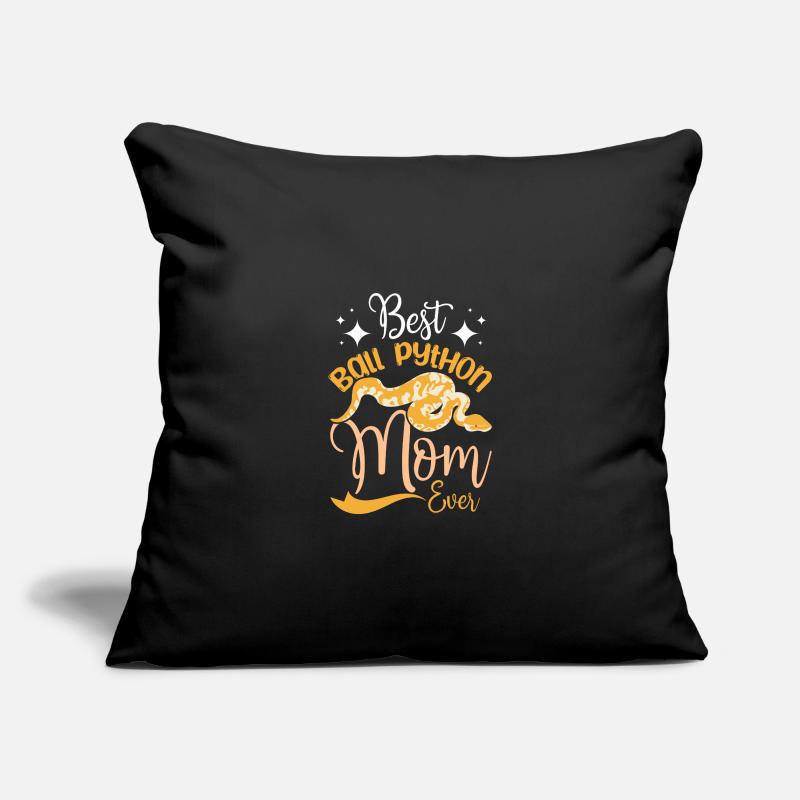 Meilleure maman python royal de tous les temps Housse de coussin décorative 45 x 45 cm