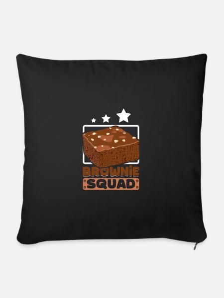 Brownie Squad - Sofakissenbezug 45 x 45 cm - Schwarz