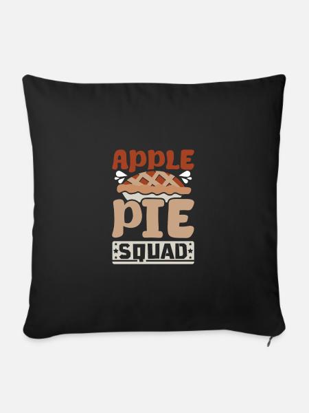 Apple pie squad - Sofakissenbezug 45 x 45 cm - Schwarz