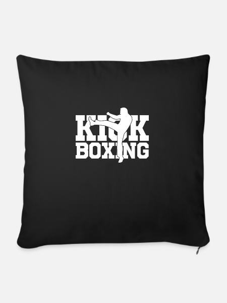 KICKBOXING - Sofakissenbezug 45 x 45 cm - Schwarz