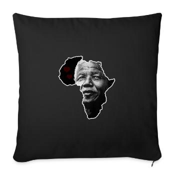 Nelson Mandela Love - Housse de coussin décorative 45 x 45 cm - noir - Devant