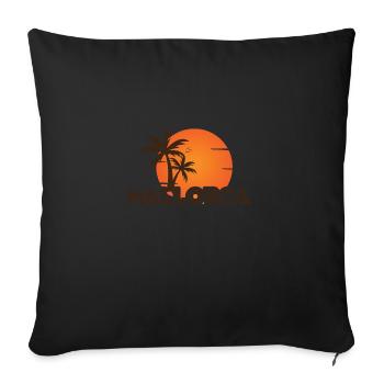MALLORCA SUNSET - Sofakissenbezug 45 x 45 cm - Schwarz - Vorne