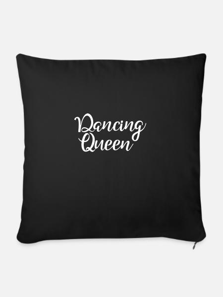 Dancing queen - Sofakissenbezug 45 x 45 cm - Schwarz