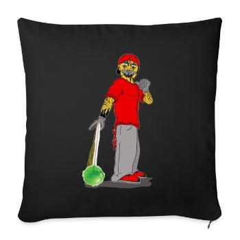 Clown with Sweets - Sofakissenbezug 45 x 45 cm - Schwarz - Vorne