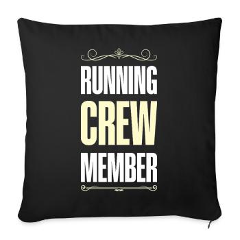Équipe de Course - Housse de coussin décorative 45 x 45 cm - noir - Devant