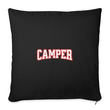 Camper - Sofakissenbezug 45 x 45 cm - Schwarz - Vorne
