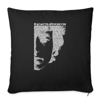 Pointilismus Dylan DylanArt Jack Joblin - Sofakissenbezug 45 x 45 cm - Schwarz - Vorne