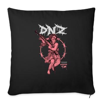 DNZ WORLD AK ANGEL - Sofakissenbezug 45 x 45 cm - Schwarz - Vorne