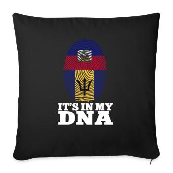 Barbados flag Barbadian bayan - Sofa pillowcase 17,3'' x 17,3'' (45 x 45 cm) - black - Front