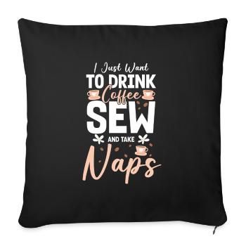 Tailor Lingerie Suit - Sofa pillowcase 17,3'' x 17,3'' (45 x 45 cm) - black - Front