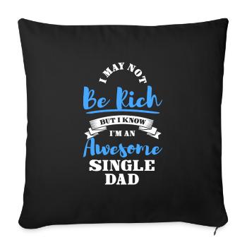 Parent Pride - Sofa pillowcase 17,3'' x 17,3'' (45 x 45 cm) - black - Front