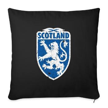 SCHOTTLAND SCOTLAND SCOTTI EMBLEM VINTAGE - Sofakissenbezug 45 x 45 cm - Schwarz - Vorne