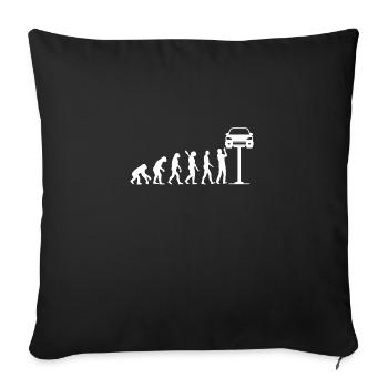 Cadeau de tournevis de voiture Mechanic Evolution - Housse de coussin décorative 45 x 45 cm - noir - Devant