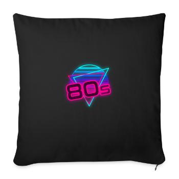 80s Theme Party 80s Outfir 80s Retro 80s - Sofa pillowcase 17,3'' x 17,3'' (45 x 45 cm) - black - Front